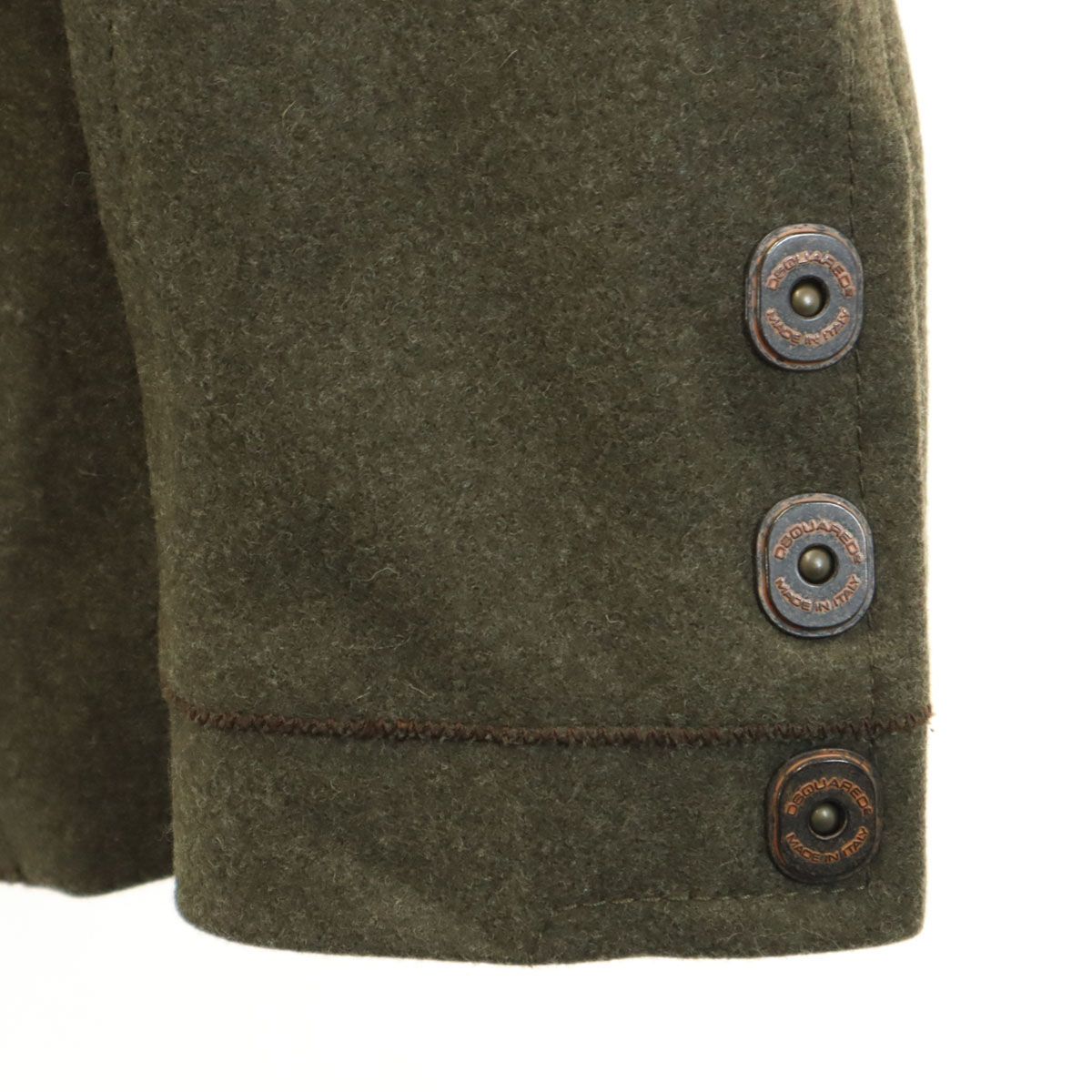 DSQUARED2 ディースクエアード イタリア製 メルトン ピーコート 44