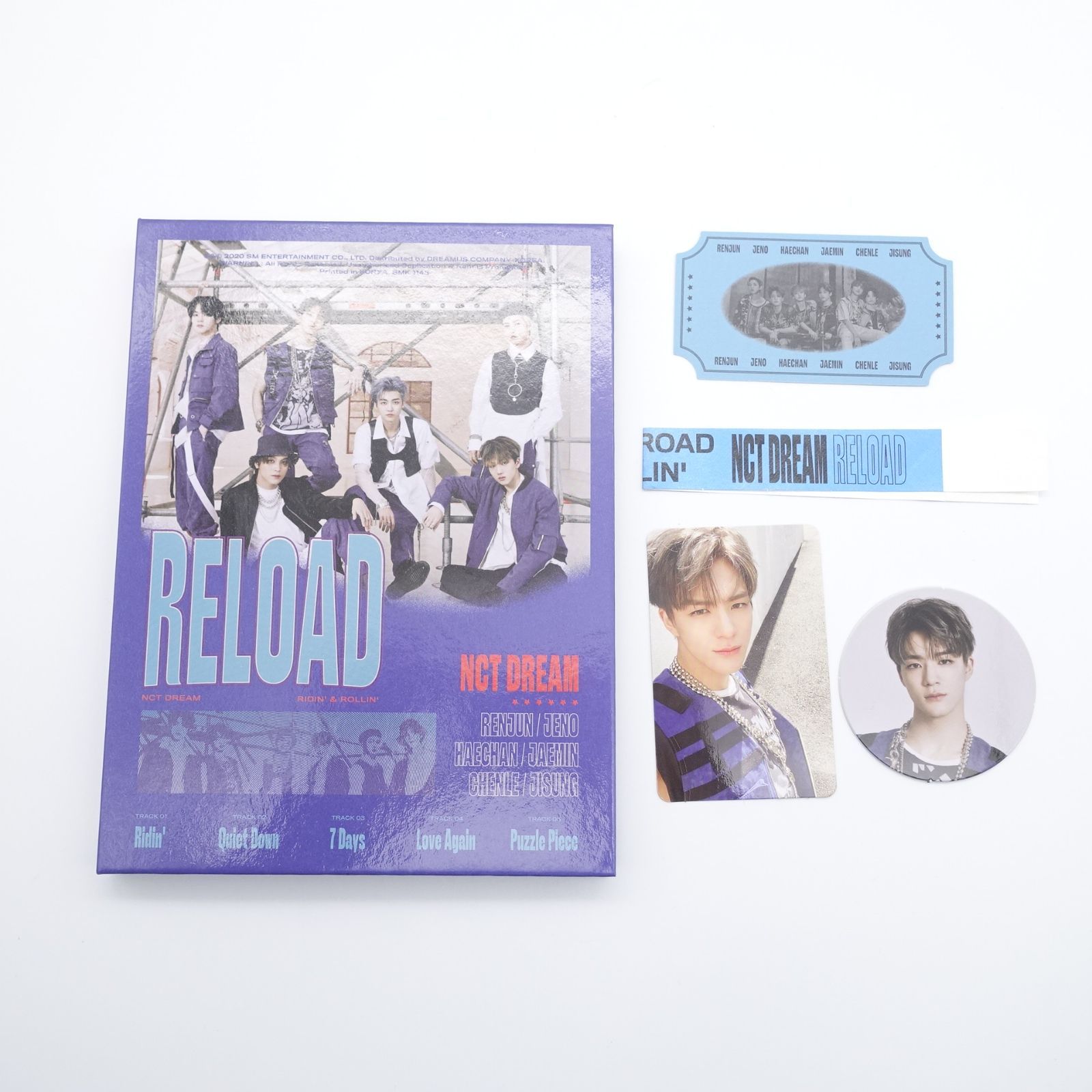 NCT DREAM 4th mini album RELOAD CD ジェノ Jeno トレカ THE DREAM フォト カード セット - メルカリ