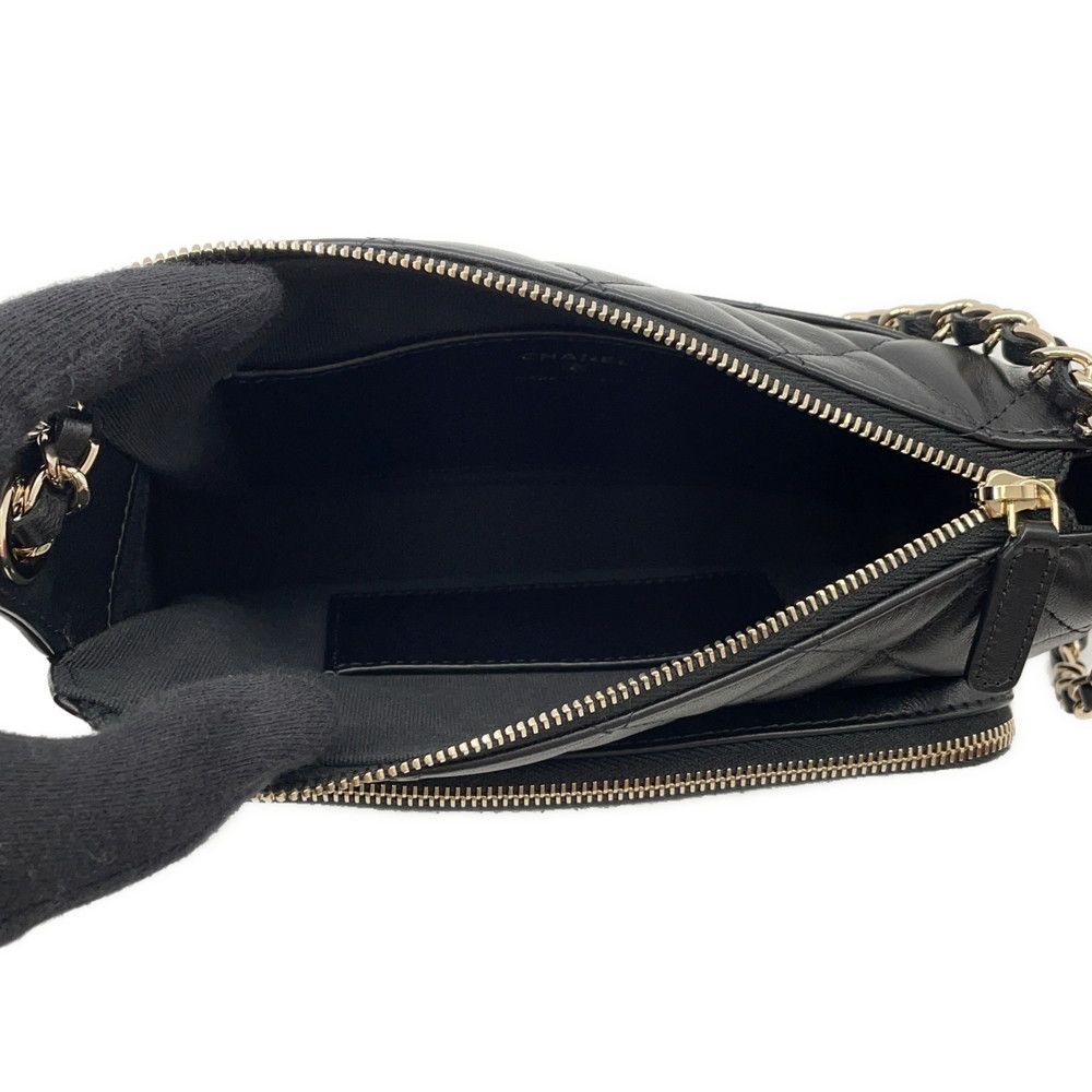 シャネル チェーンショルダーバッグ マトラッセ ココマーク ラムスキン AP4349 CHANEL 黒 CHANEL（シャネル） マトラッセ ココマーク チェーンクラッチ
