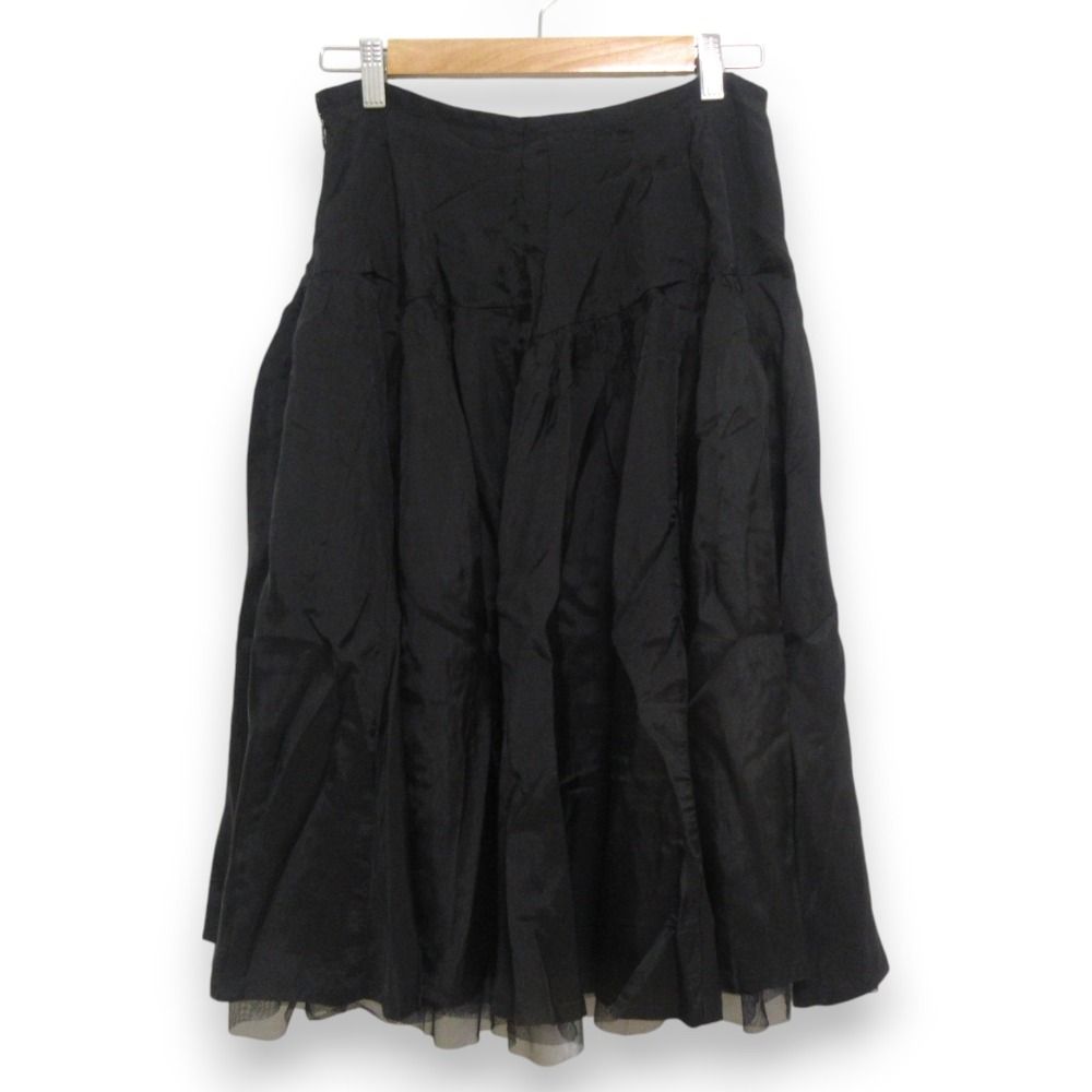 トリココムデギャルソン 巻きスカート レース ブラックベロアAD2005 トリココムデギャルソンtricot COMME des GARCONS 多重レイヤー