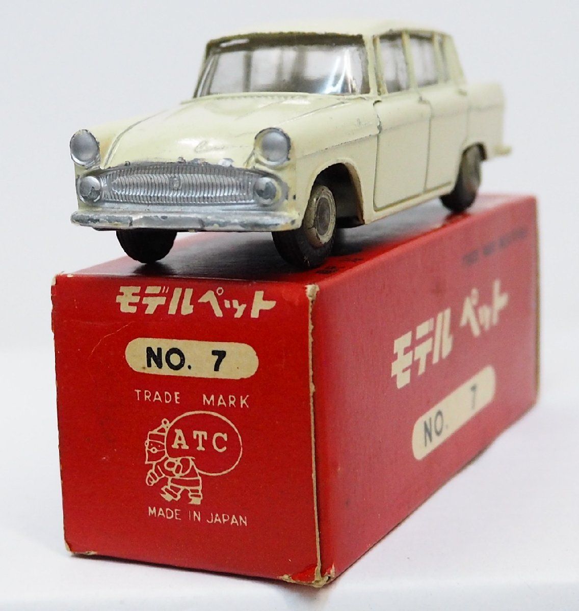 モデルペットNO.7【トヨペット ニュー コロナ TOYOPET New CORONAベージュ】1/42ミニカーTOYOTAトヨタ□ATC旭玩具MODEL  PET【箱付】送料込 - メルカリ