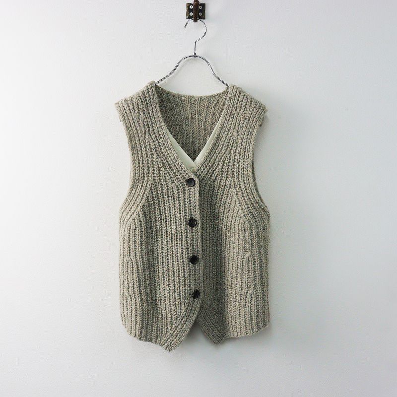 Plage 5G knit ベスト ベージュ プラージュ Plage CO LI Knit ベスト （ネイビー