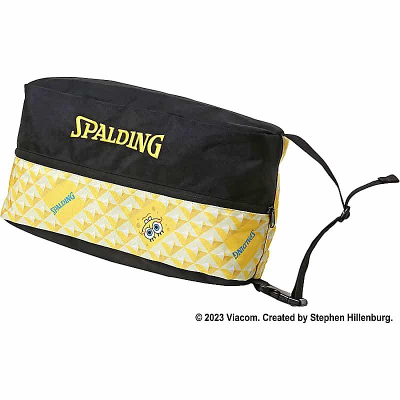 スポンジボブ SPALDING シューズバッグ パターン イエロー 42