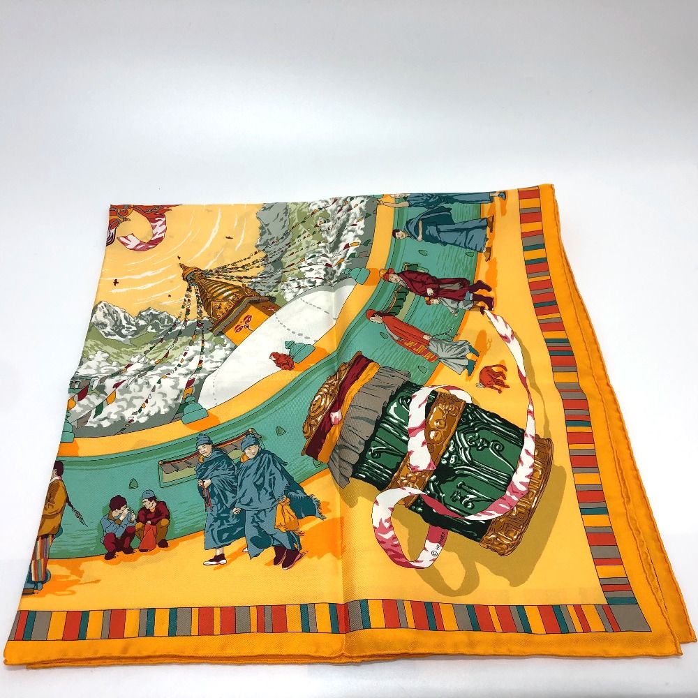 エルメス PRIERES AU VENT 風の中の祈り カレ90 スカーフ - メルカリ