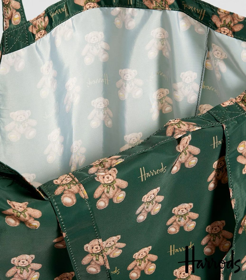 ハロッズ Harrods ジェイコブベア ポケットショッパー 携帯エコ