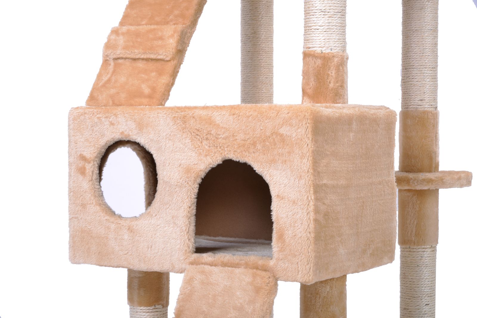 猫用品 「新入荷」全新品 キャットタワー 据え置き おしゃれ 全高185cm 