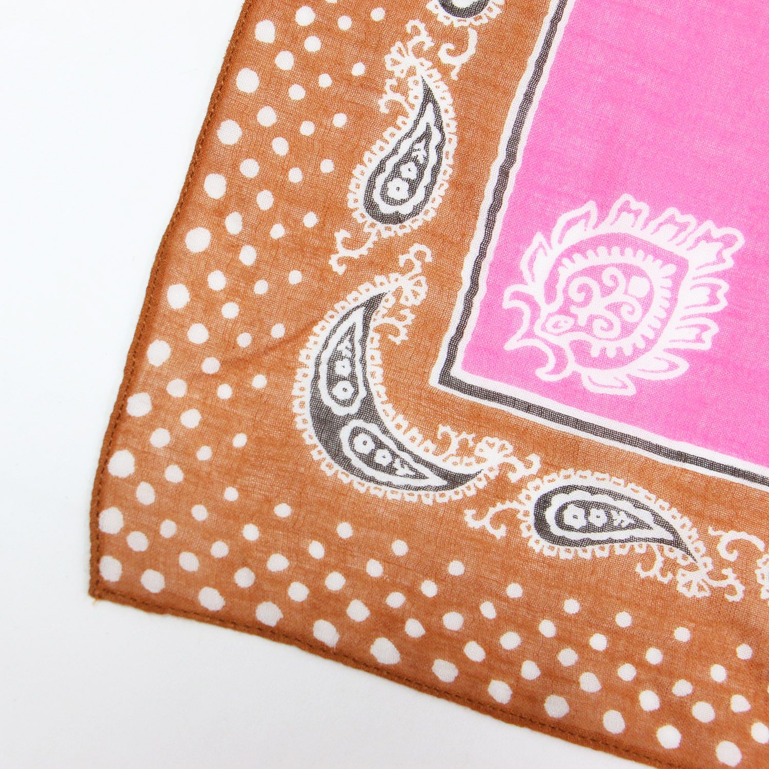 INOUI EDITIONS イヌイエディションズ スカーフ ピンク ブラウン系