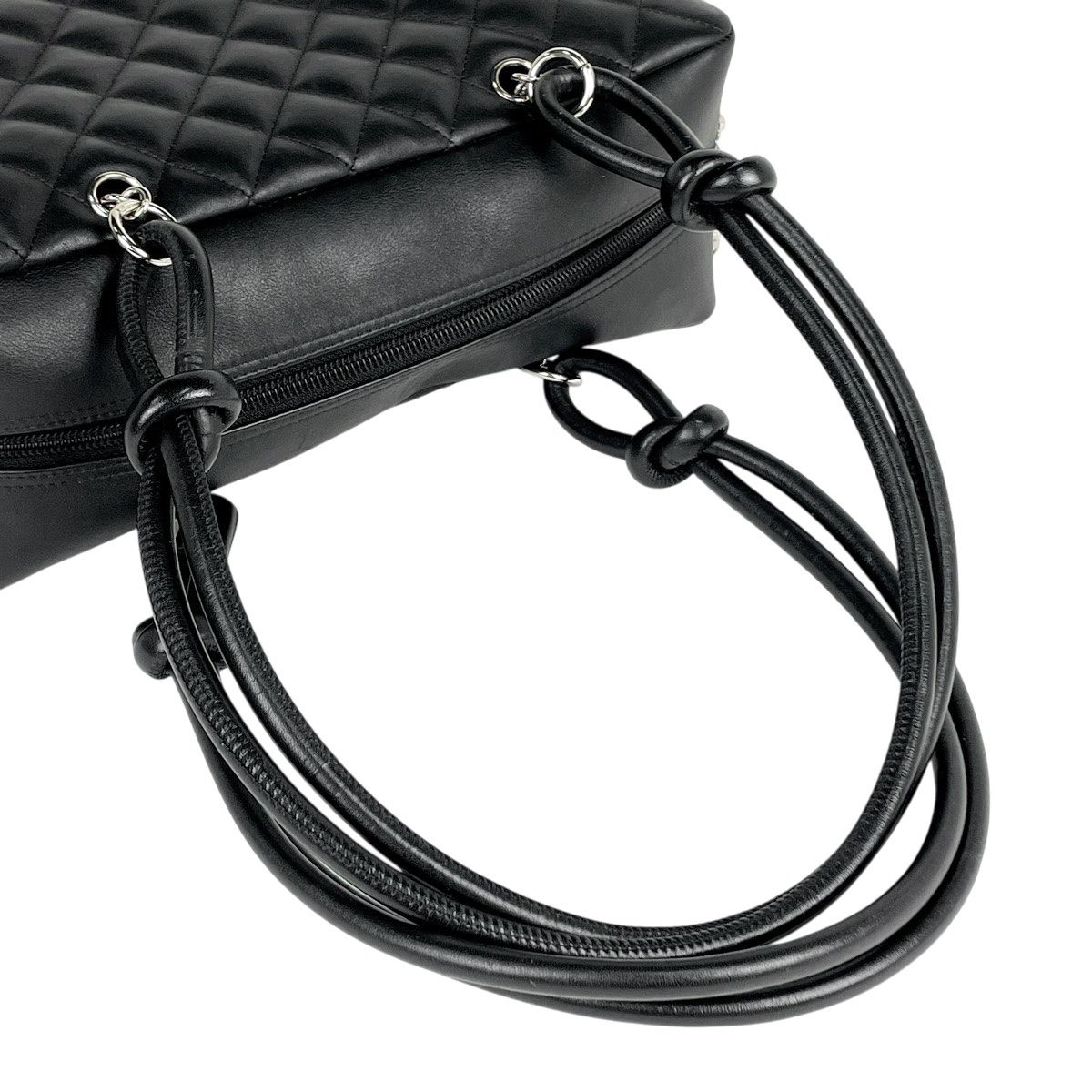 シャネル CHANEL カンボンライン ボウリングバッグ ココマーク ミニ