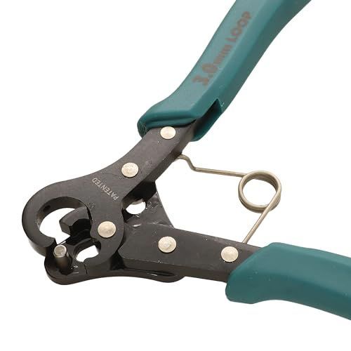 The Beadsmith ビーズスミス ワンステップ ルーパー ペンチ 3mm 24～18G クラフトワイヤー 即座 均一なループ作成 ロザリオ|イヤリング|ブレスレット|ネックレス|ワイヤージュエリー用 1つの手順