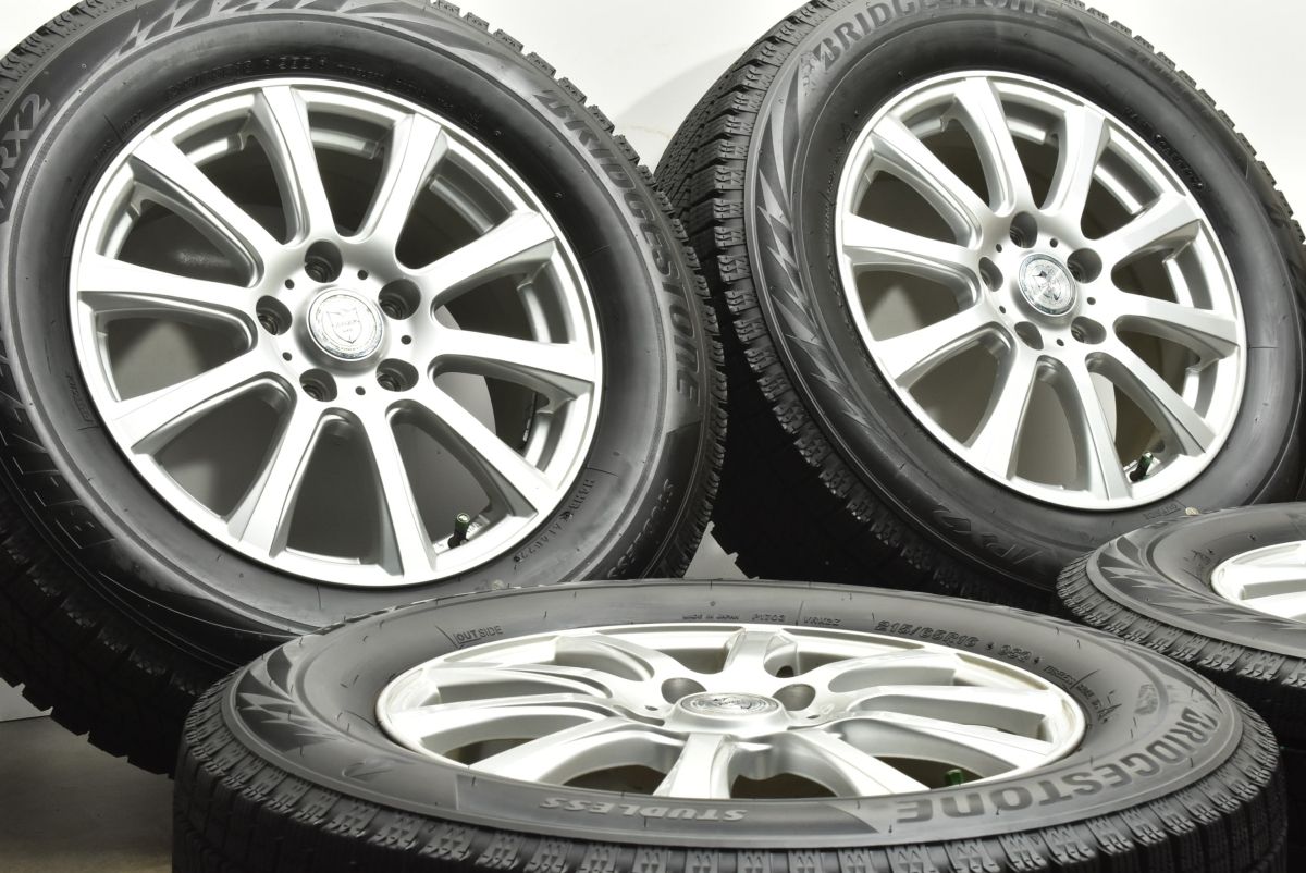 バリ溝 JOKER 16in 6.5J 53 PCD114.3 製 ブリヂストン ブリザック VRX2 215 65R16 CX-30 エルグランド T31 エクストレイル