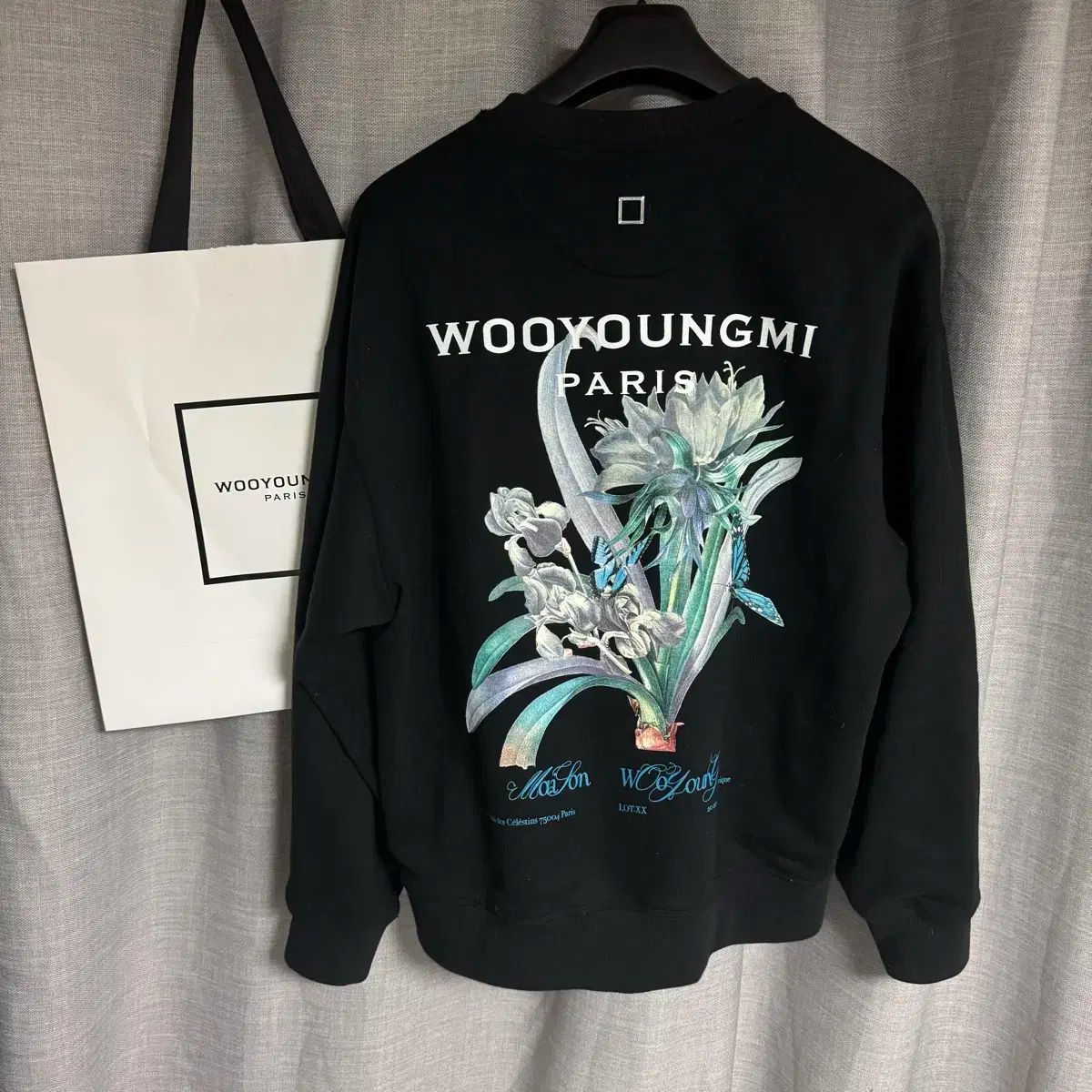 WOOYOUNGMI 24AW フラワープリント パーカー WOOYOUNGMI フラワープリント パーカー