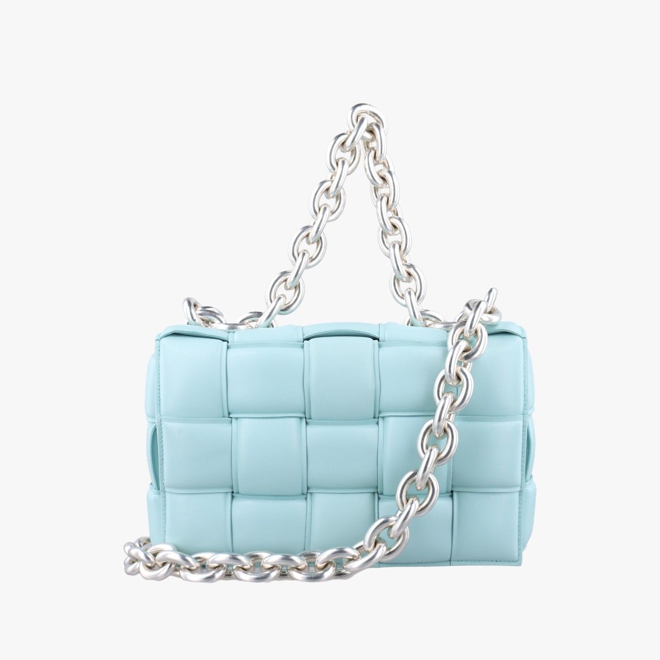 ボッテガヴェネタBottega Venetaザ チェーン カセット ブルー