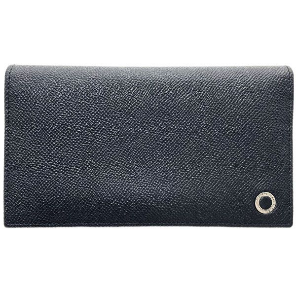 ブルガリ 長財布 ブルガリブルガリ マン 二つ折り長財布 グレインレザー ブラック 黒 30398 BVLGARI レザー 革 ファスナー長財布 財布 ロングウォレット ウォレット サイフ メンズ 紳士 男性 き