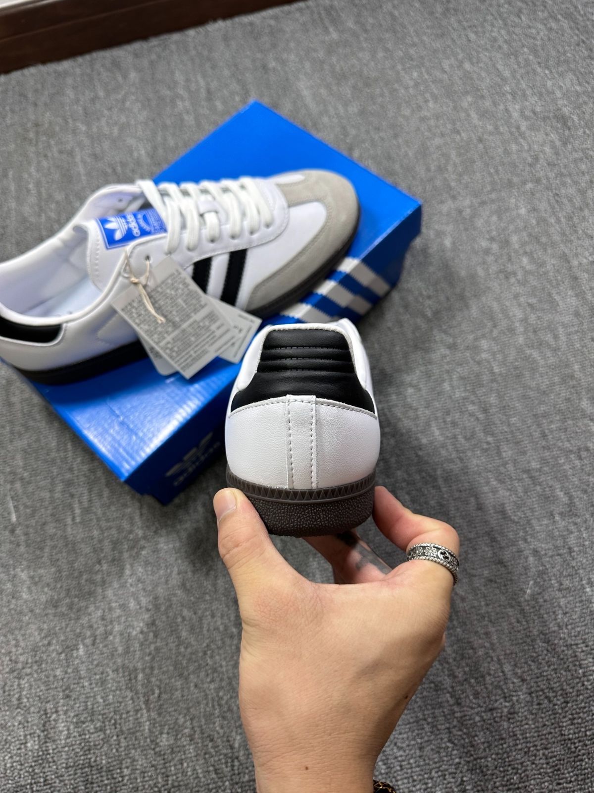 新品 SAMBA OG アディダス サンバ ホワイト Adidas Originals Samba white 男女兼用