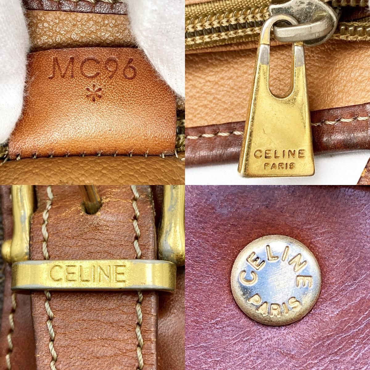 CELINE セリーヌ マカダム柄 ショルダーバッグ 肩掛け バッグ トート