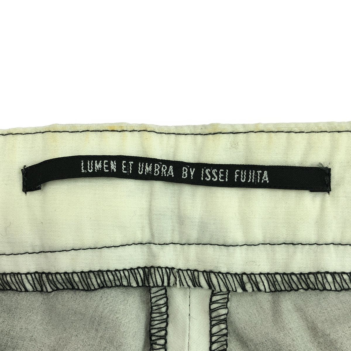 ルーメンエトウンブラ　パンツ　サイズ48 lumen et umbra Lumen et Umbra ルーメンエトウンブラ 麻パンツ サイズグレー ルーメン