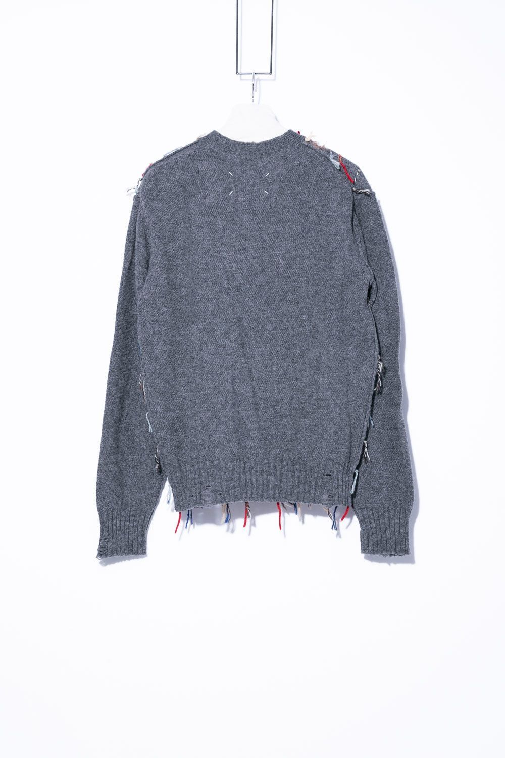 9*%様 メゾンマルジェラ カーディガン Maison Margiela (メゾン マルジェラ) Striped Layer Damaged