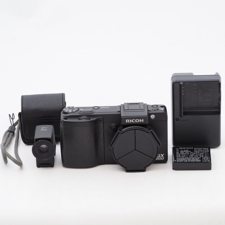 RICOH GX200 コンパクトデジタルカメラケース付き ジャンク品 RICOH GX200 コンパクトデジタルカメラケース付き ジャンク品