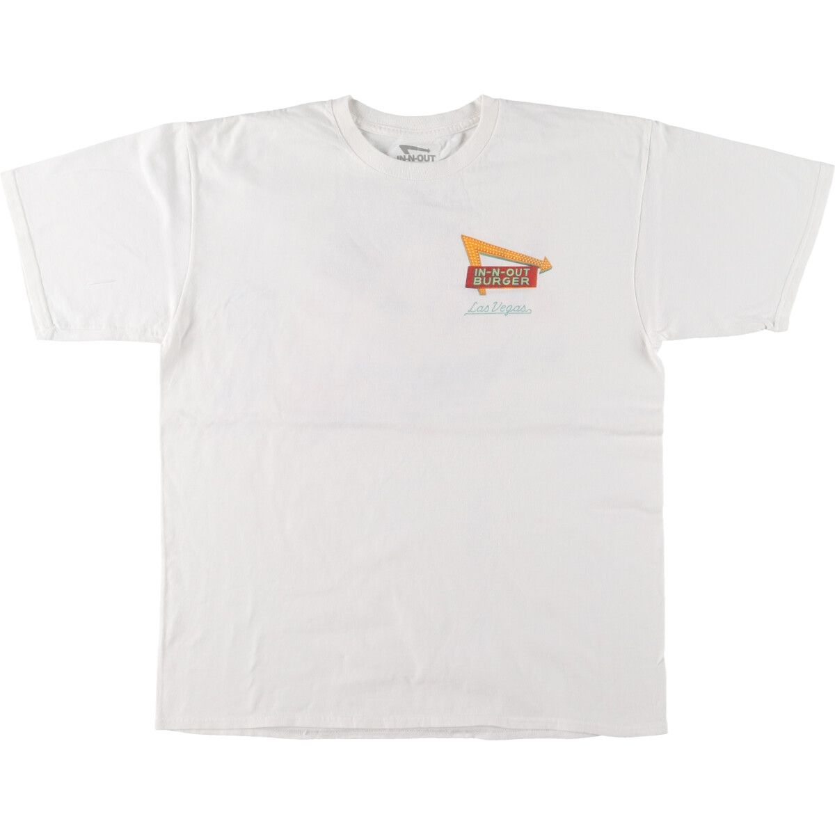 古着 IN-N-OUT BURGER バックプリント アドバタイジングTシャツ メンズL /eaa446354 【中古】/eaa446354
