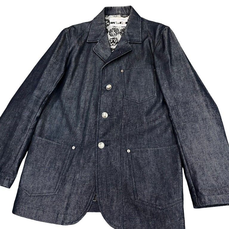 コムデギャルソンシャツ ウールカーディガン オレンジ Sサイズ COMME