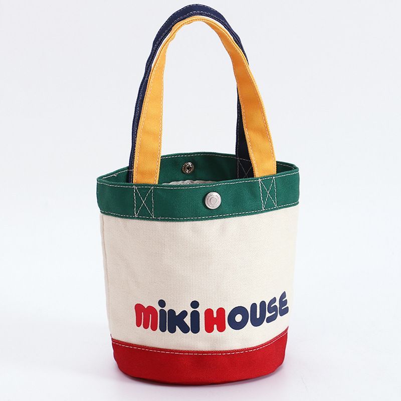 MIKIHOUSE ミキハウス バケツ型 ロゴトートバッグ