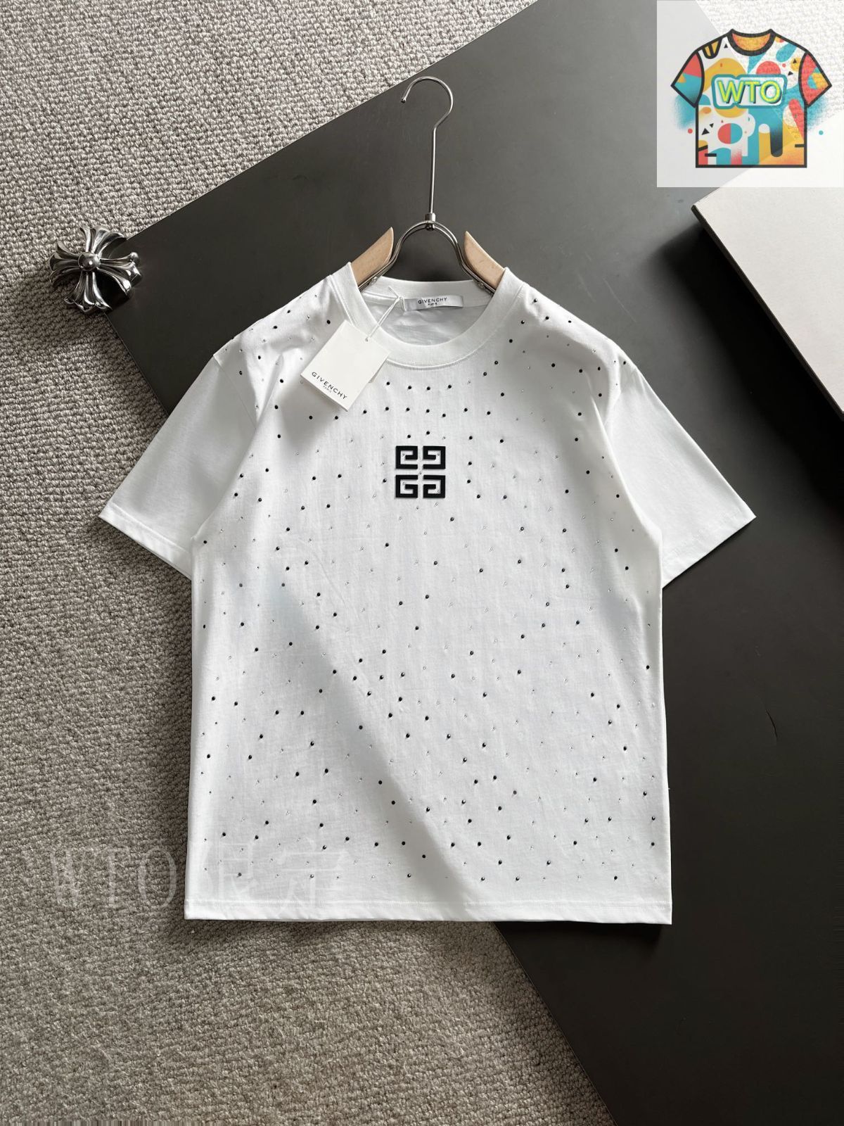 Tシャツ　ホワイト　Sサイズ　ぽ【⭐️まとめ割あり】7/20まで様 ES Logo Print Tee WHITE/BLACK-SILVER (M～3XLサイズ) - westwear