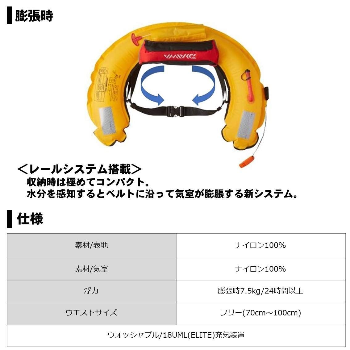 DAIWA コンパクトライフジャケット
