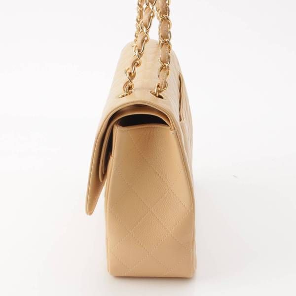 シャネル キャビアスキン デカマトラッセ30 ショルダーバッグ G金具