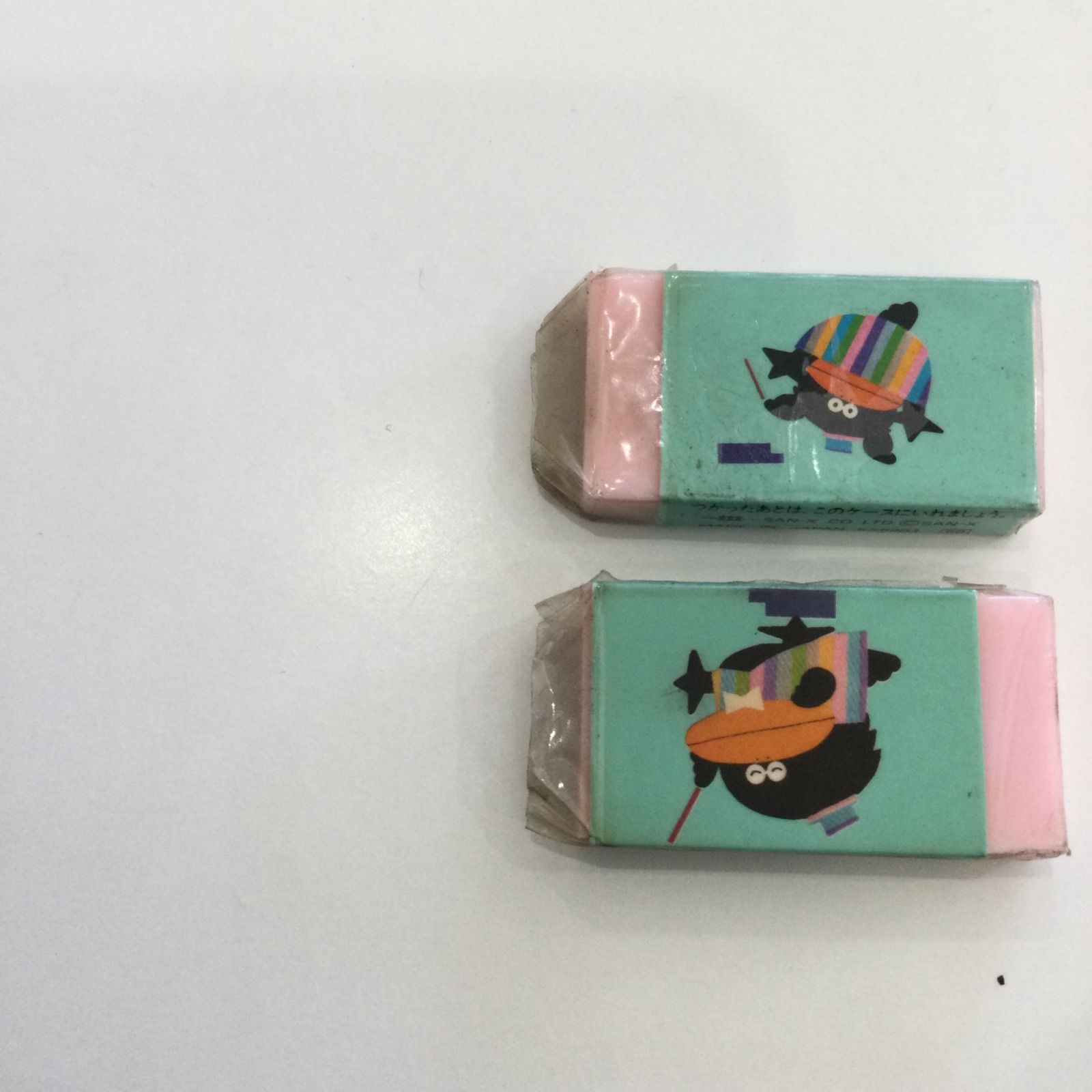 昭和レトロ　サンエックス　ニャンコロリン　消しゴム　ピンク 昭和レトロ サンエックス ニャンコロリン 消しゴム ピンク