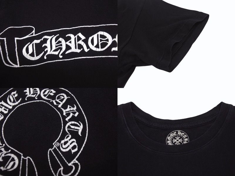 CHROME HEARTS クロムハーツ クロールラベル ホースシュー プリント T  