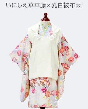 いにしえ華車藤×乳白被布】京都絵師によるオリジナル柄＆レース生地の