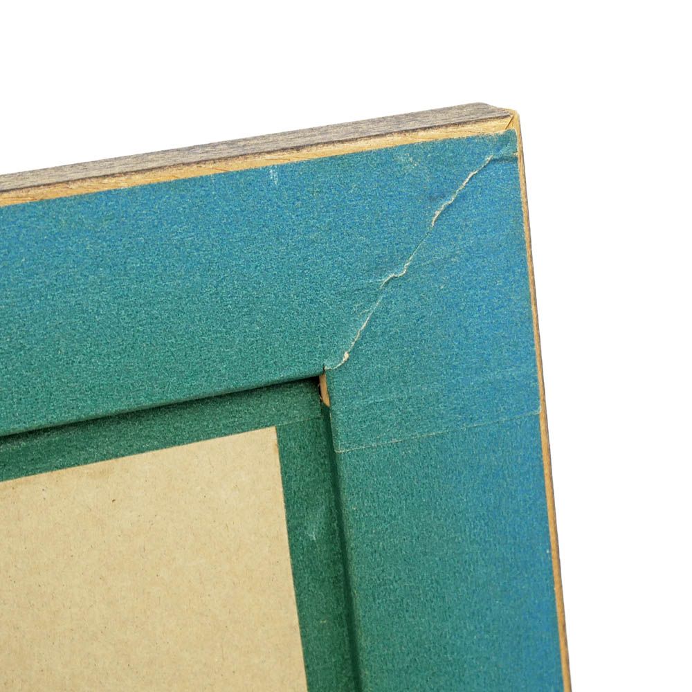 昭和レトロ 本甲張 べっ甲細工 鶴と亀 絵画 美術 芸術 額縁 木製