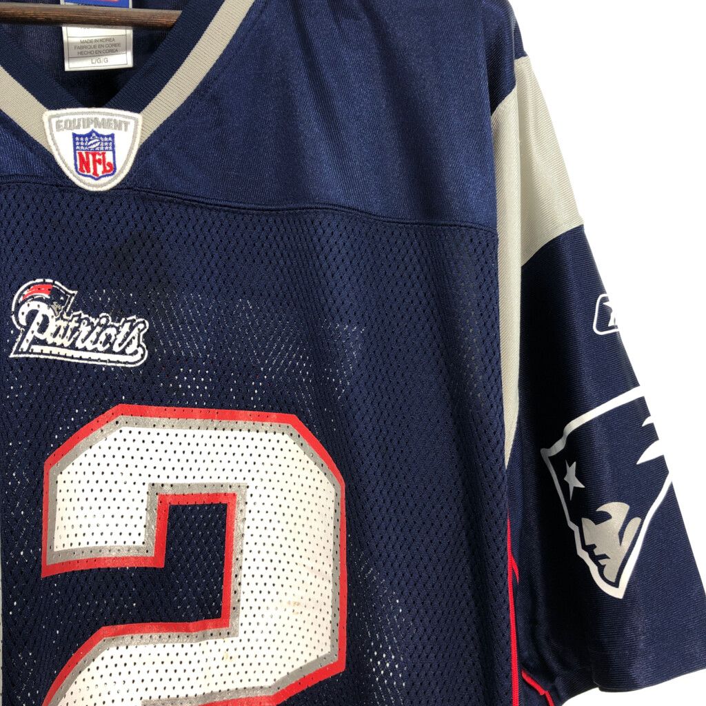 Reebok リーボック ニューイングランド・ペイトリオッツ ゲームシャツ 古着 リーボック Reebok NFL NEW ENGLAND PATRIOTS ニュー