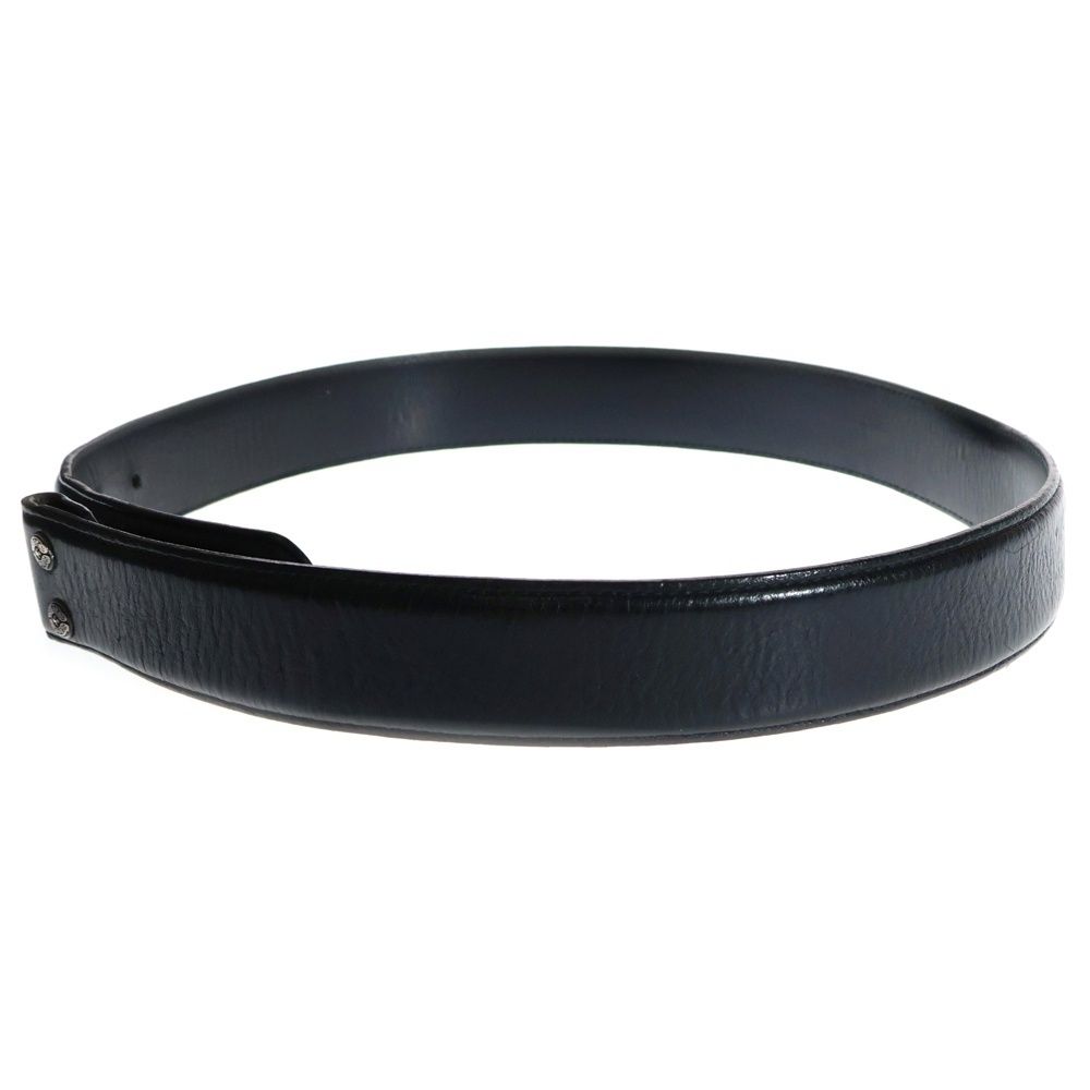 クロムハーツ 1.5 スクロールレーベルレザーベルトCHROME HEARTS Chrome Hearts - クロムハーツ 1.5 STRAP/1.5inchスクロール