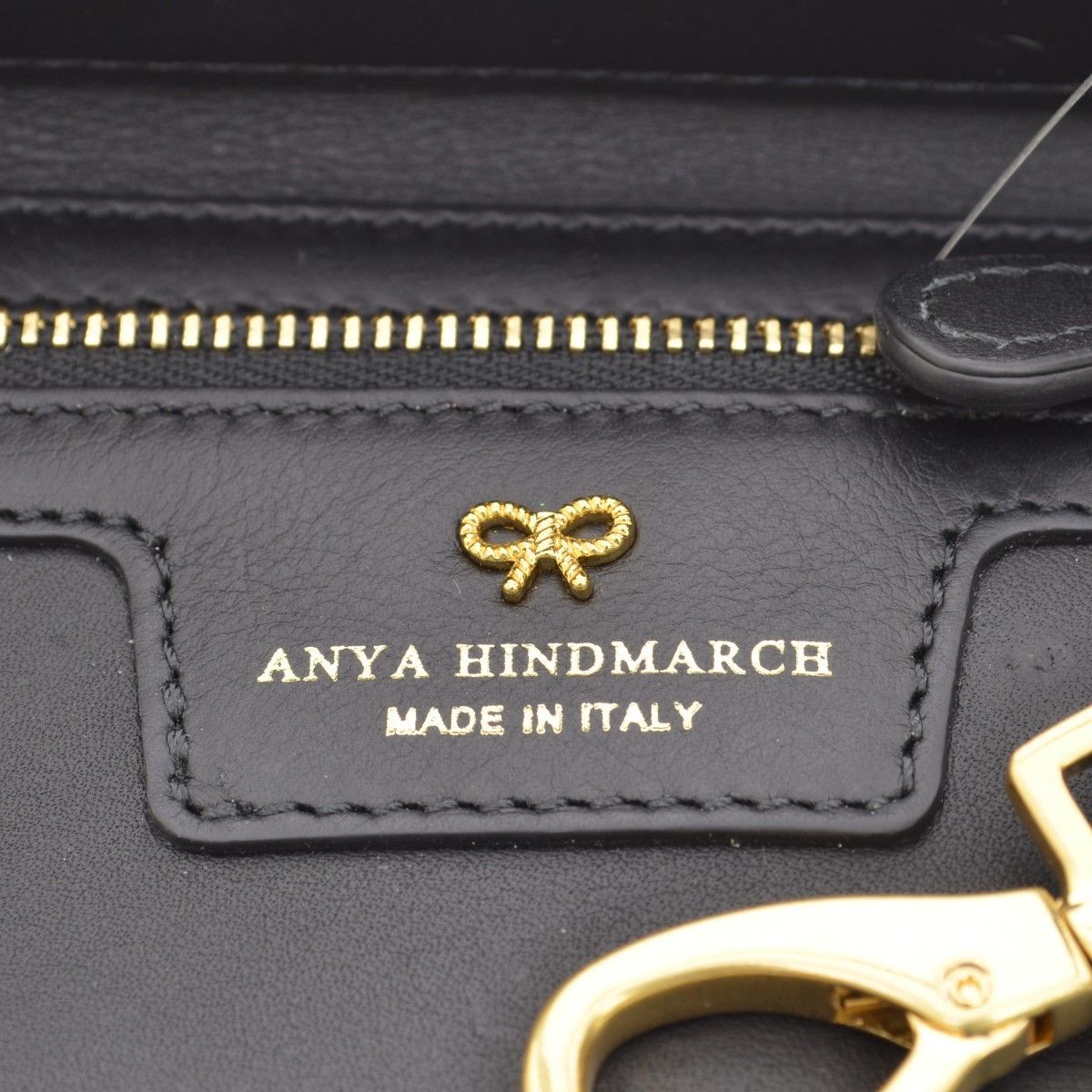 ANYAHINDMARCH】EPHSON MINI エプソン ミニ 2WAY レザー ハンドバッグ 