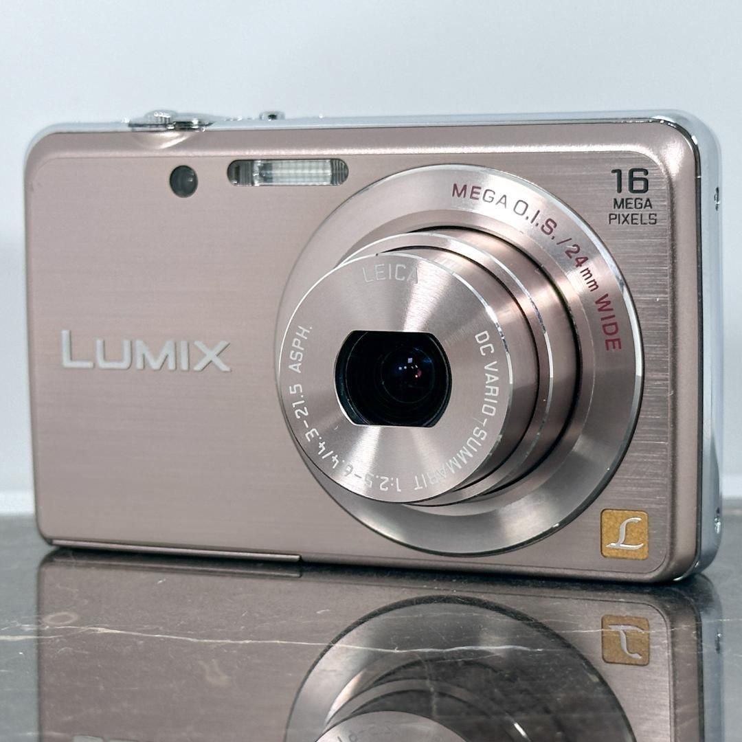 美品Panasonic LUMIX DMC-FH8 ピンクゴールド パナソニック