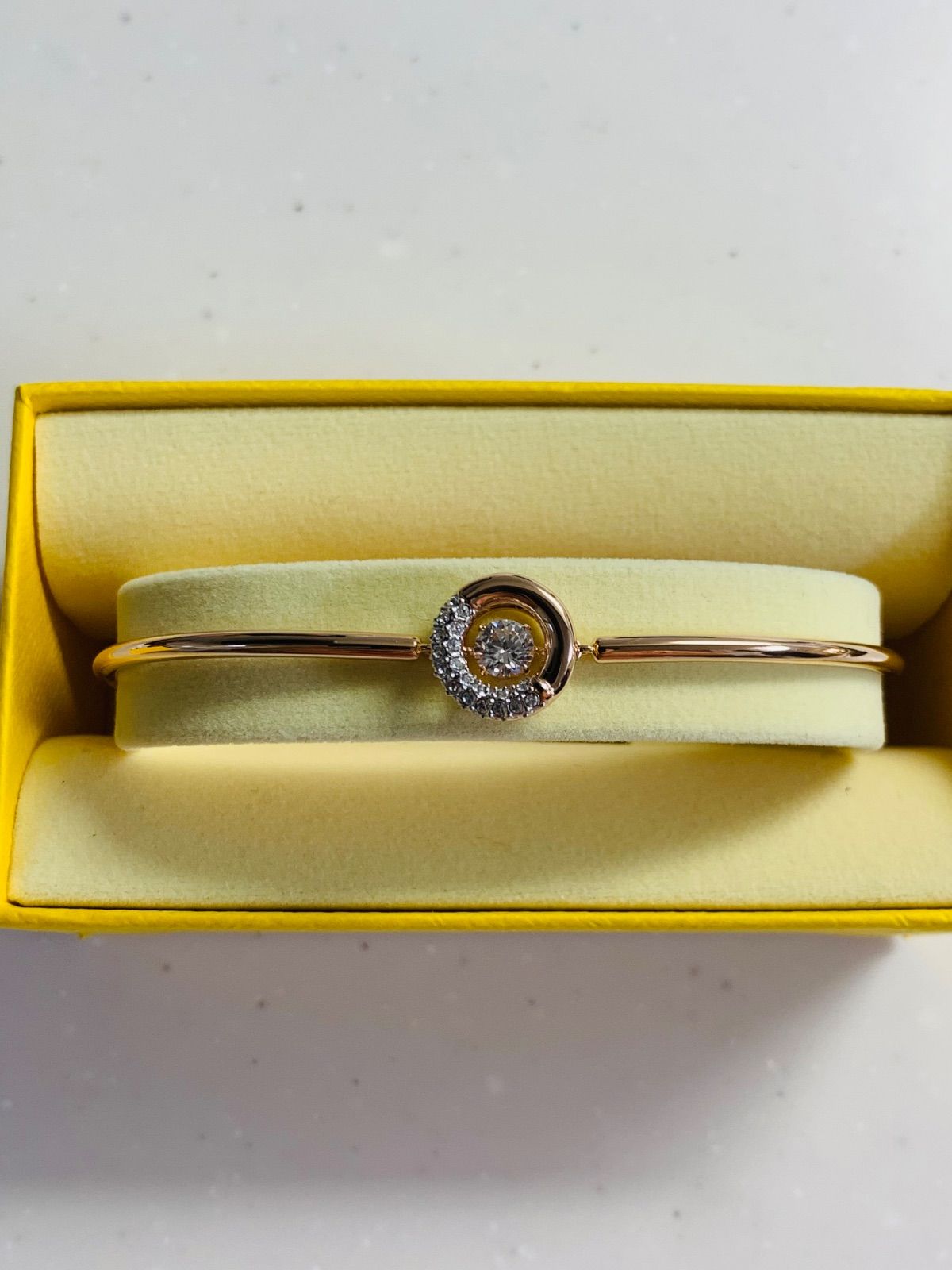 スワロフスキーSwarovski Dextera バングル ラウンドカット Dextera バングル, ラウンドカット, ホワイト, ローズゴールド