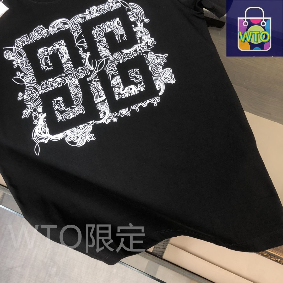GIVENCHY 夏にぴったりな清楚で爽やかカラー♪ロゴ Tシャツ 本日限定特価】GIVENCHY 春夏 ロゴプリントTシャツ [本日特価