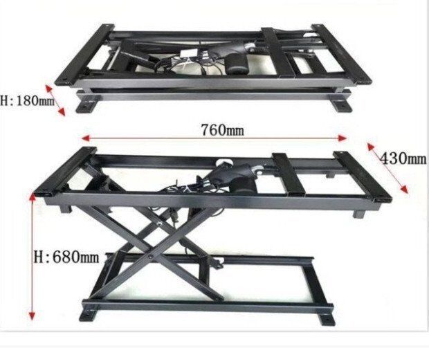 ポータブルリフトブラケットシザーテーブル