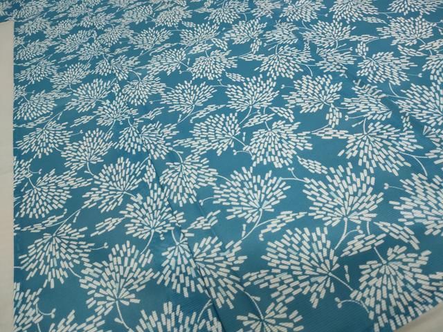 花尽くし 洗える着物