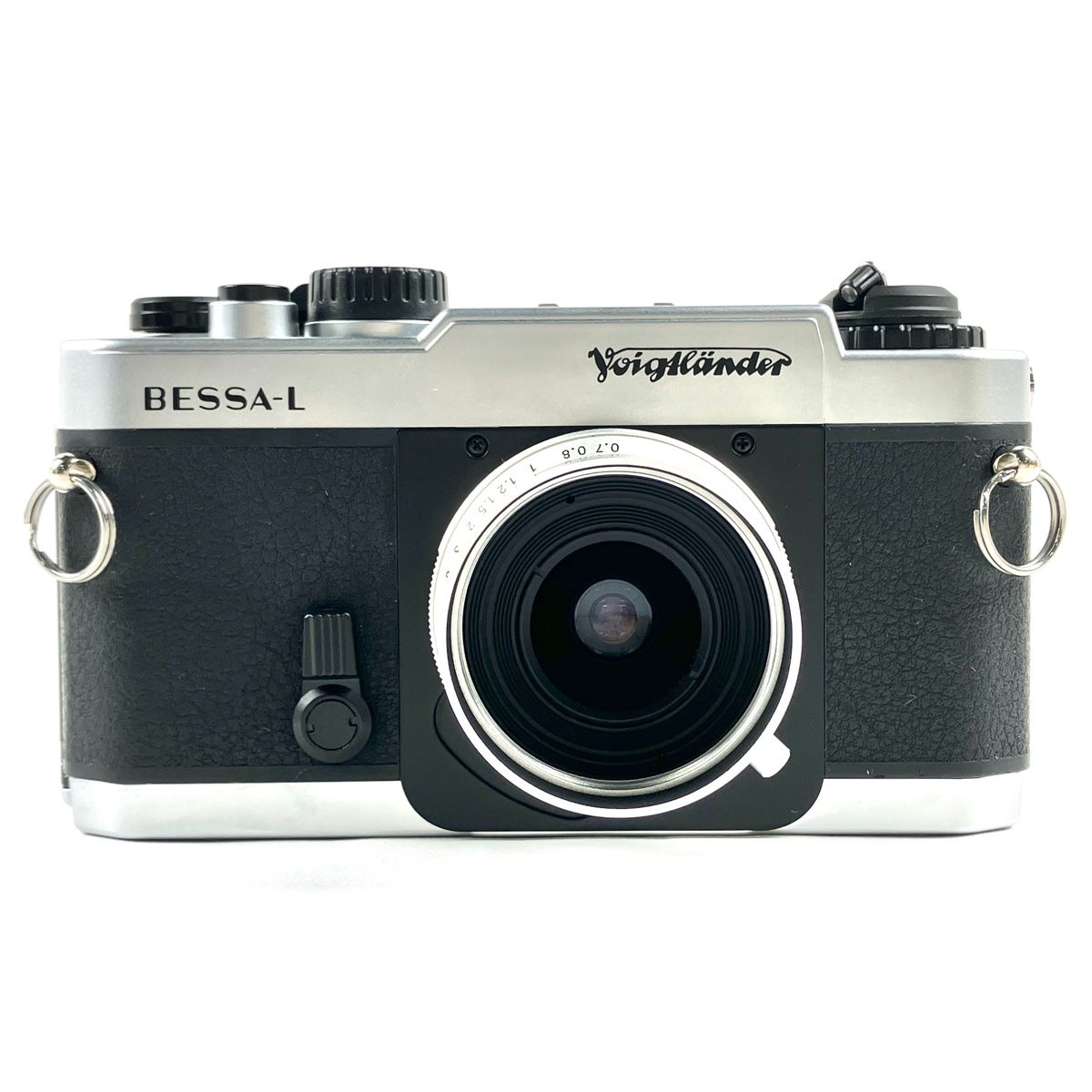 フォクトレンダー Voigtlander BESSA-L + SNAPSHOT-SKOPAR 25mm F4 MC Lマウント L39 シルバー  フィルム レンジファインダーカメラ 【中古】