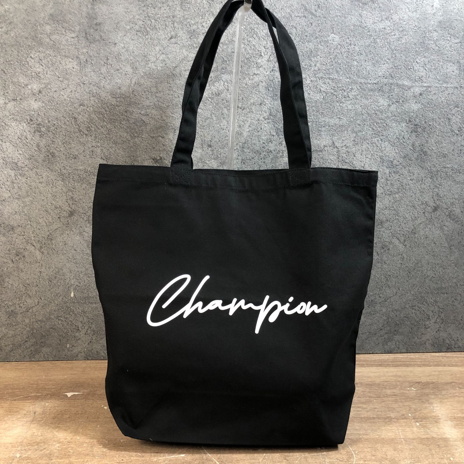 最終価格 美品 Champion チャンピオン トートバッグ 黒 ブラック