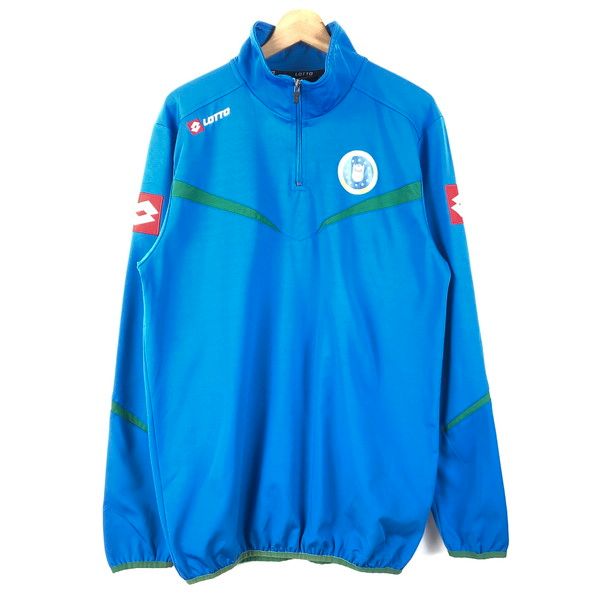 【古着】 LOTTO ロット ジャージ トップス ハーフジップ Bursa B?y?k?ehir Belediyesi S.K. ブルー系 メンズL 【中古】 n060272