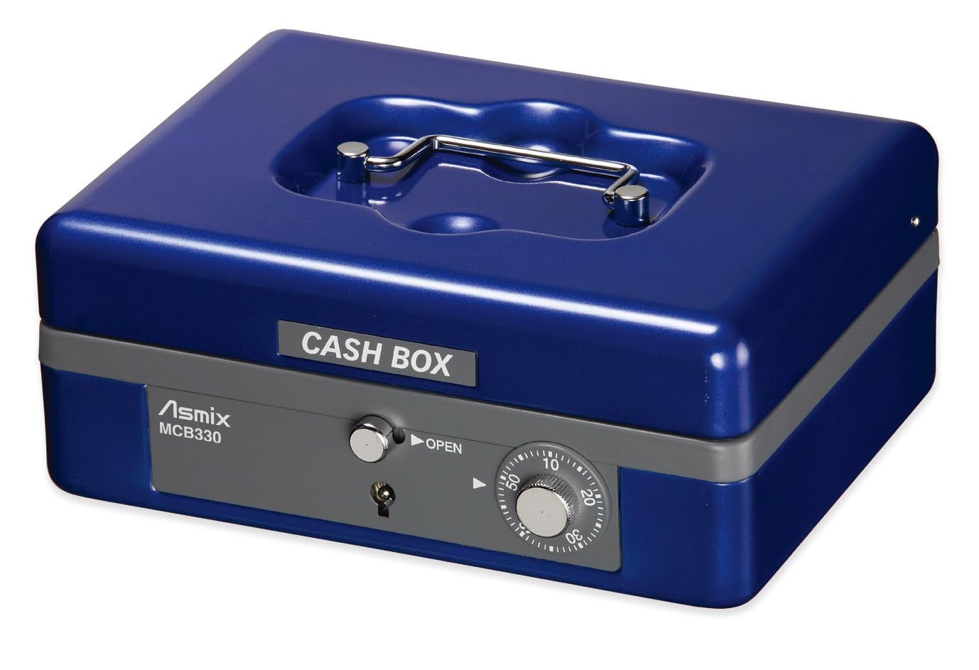 アスミックス Asmix アスカ 手提金庫 A6対応 MCB330 硬貨収納 現金収納 スチール