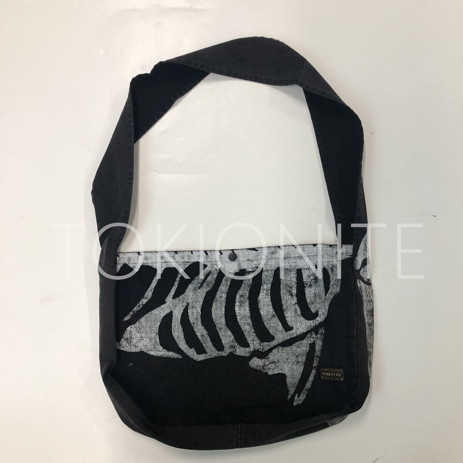 KAPITAL 14oz BONE BOOK BAG