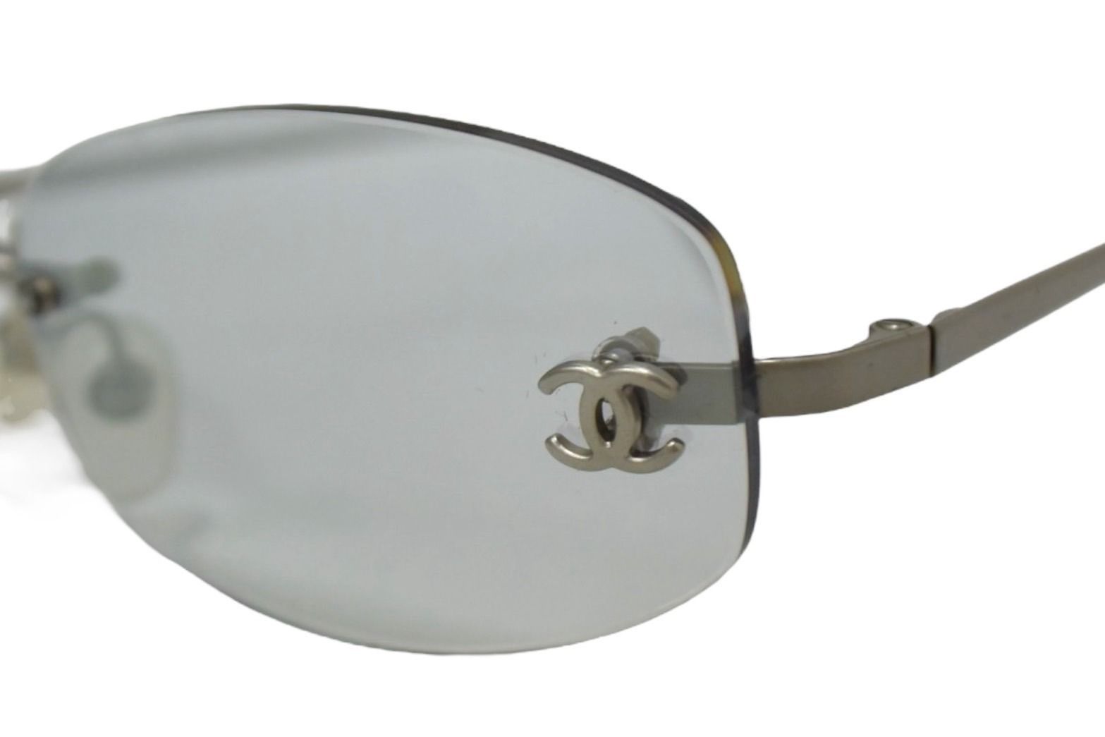 CHANEL シャネル サングラス ココマーク ノンフレーム サイズ54□19