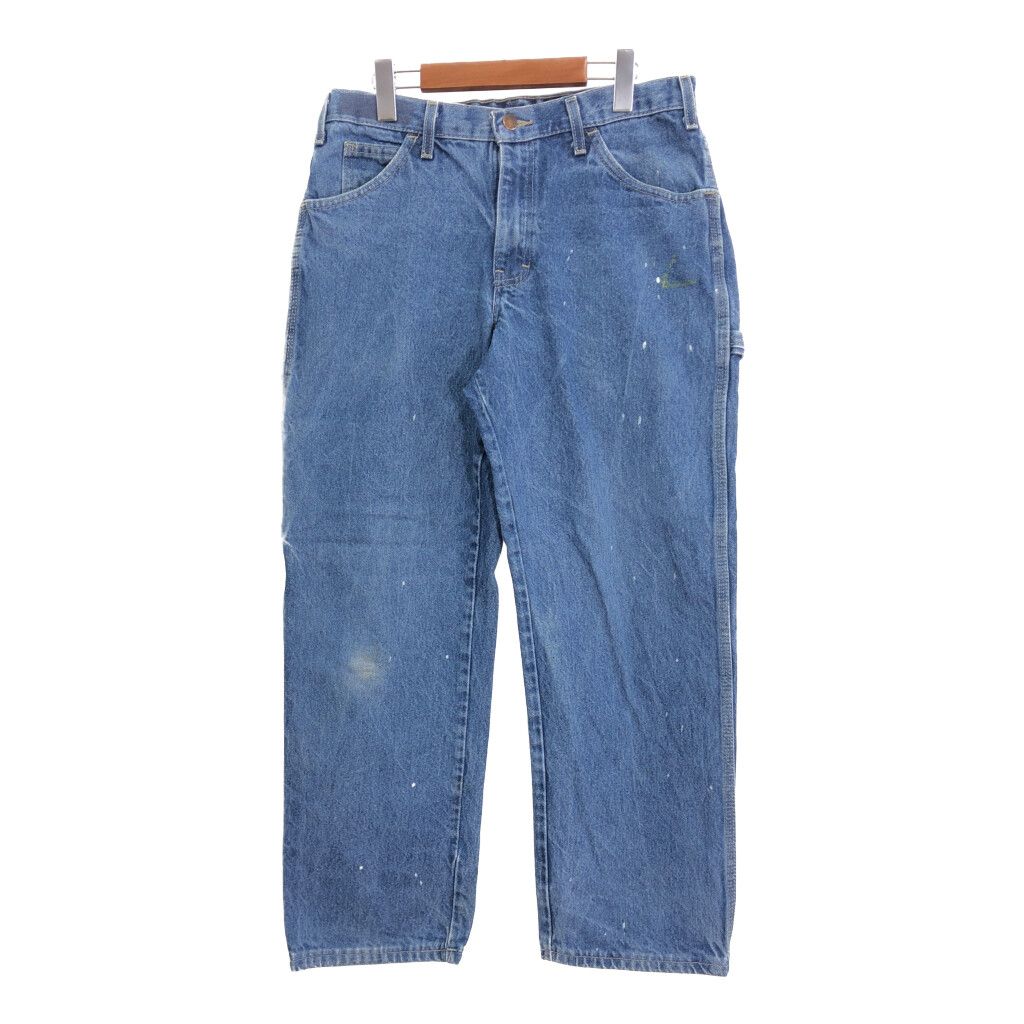Dickies ディッキーズ ペインター デニムパンツ ブルー (メンズ W32 L32) 中古 古着 R3976