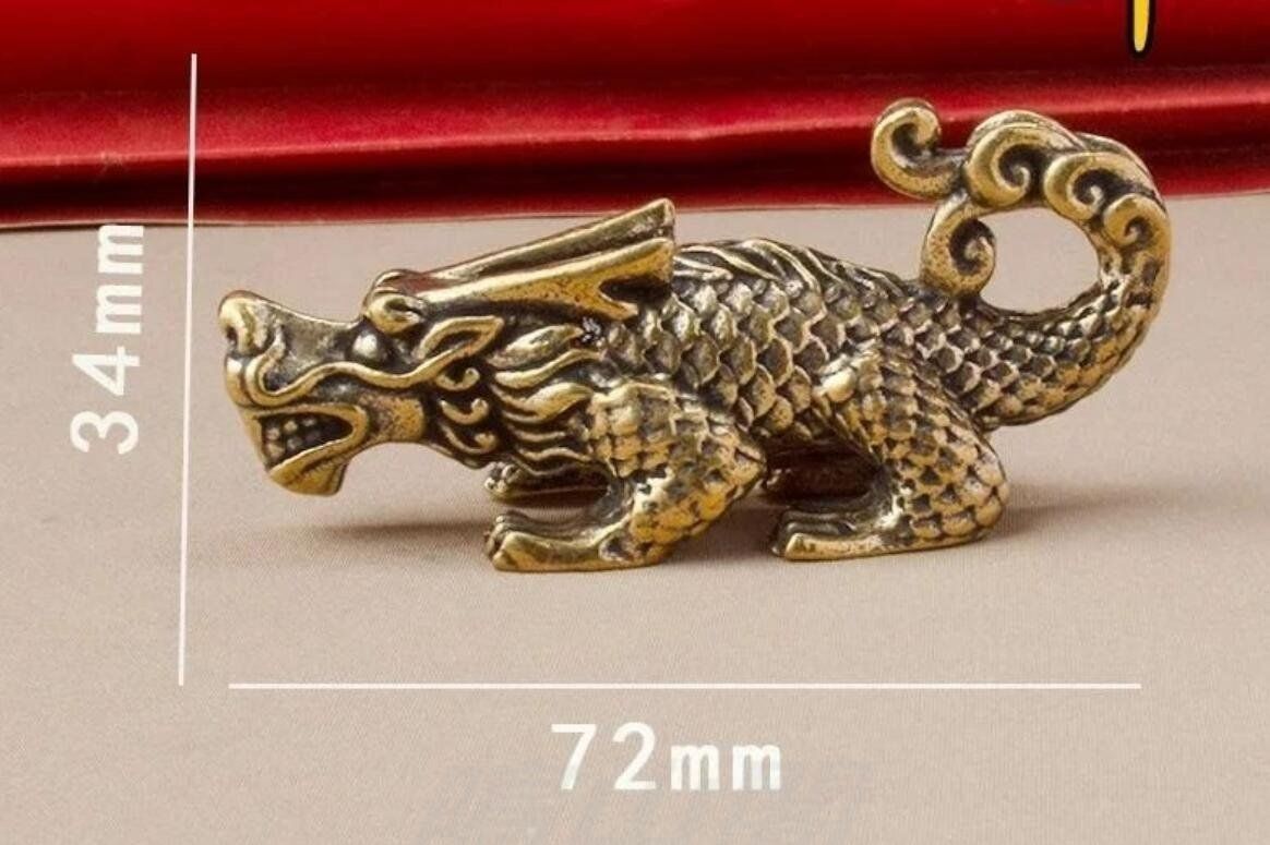 真鍮製ソリッド龍生九子鎮邸WP 109