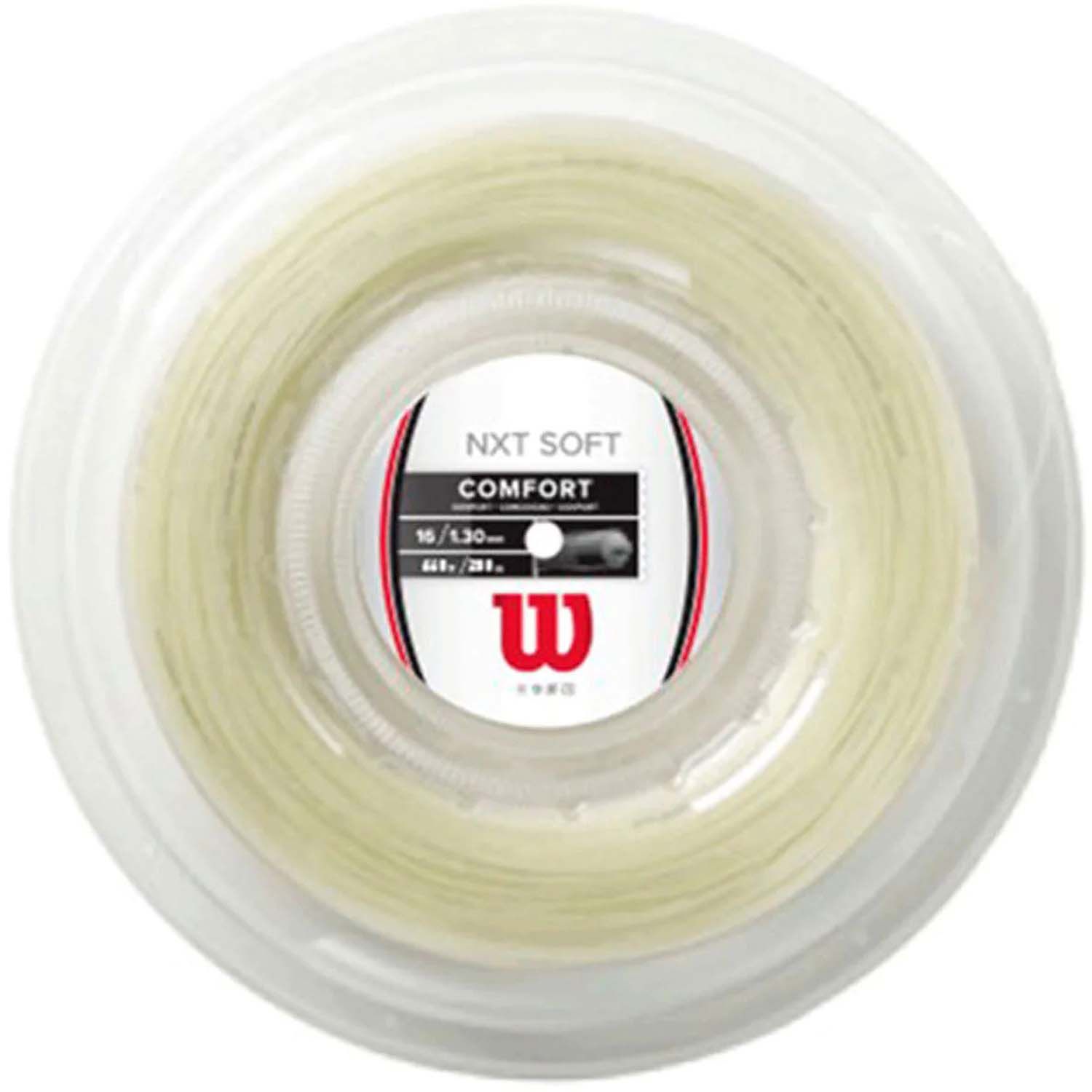 ウイルソン Wilson テニス 硬式テニス用ストリングス ガット NXT SOFT 16 REEL NATURAL 16G WR83052011 ナチュラル