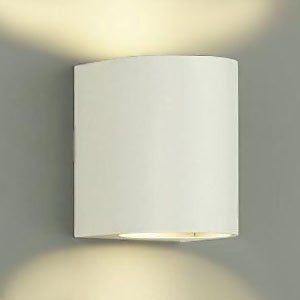 数量 光源可動 LEDユニットフラット形 径90mm 6.2W×2灯 広角形 上側 中角形 下側 プルレス 電球色 ランプ付 2700K LEDブラケットライト 電気工事必要 DAIKO ホワイト 大光電機 DBK-38887Y